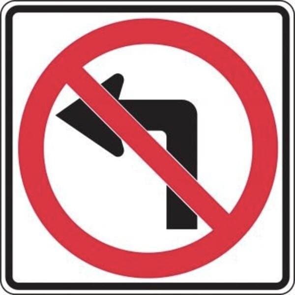 Accuform Traffic Sign, MR32LHP MR32LHP - main